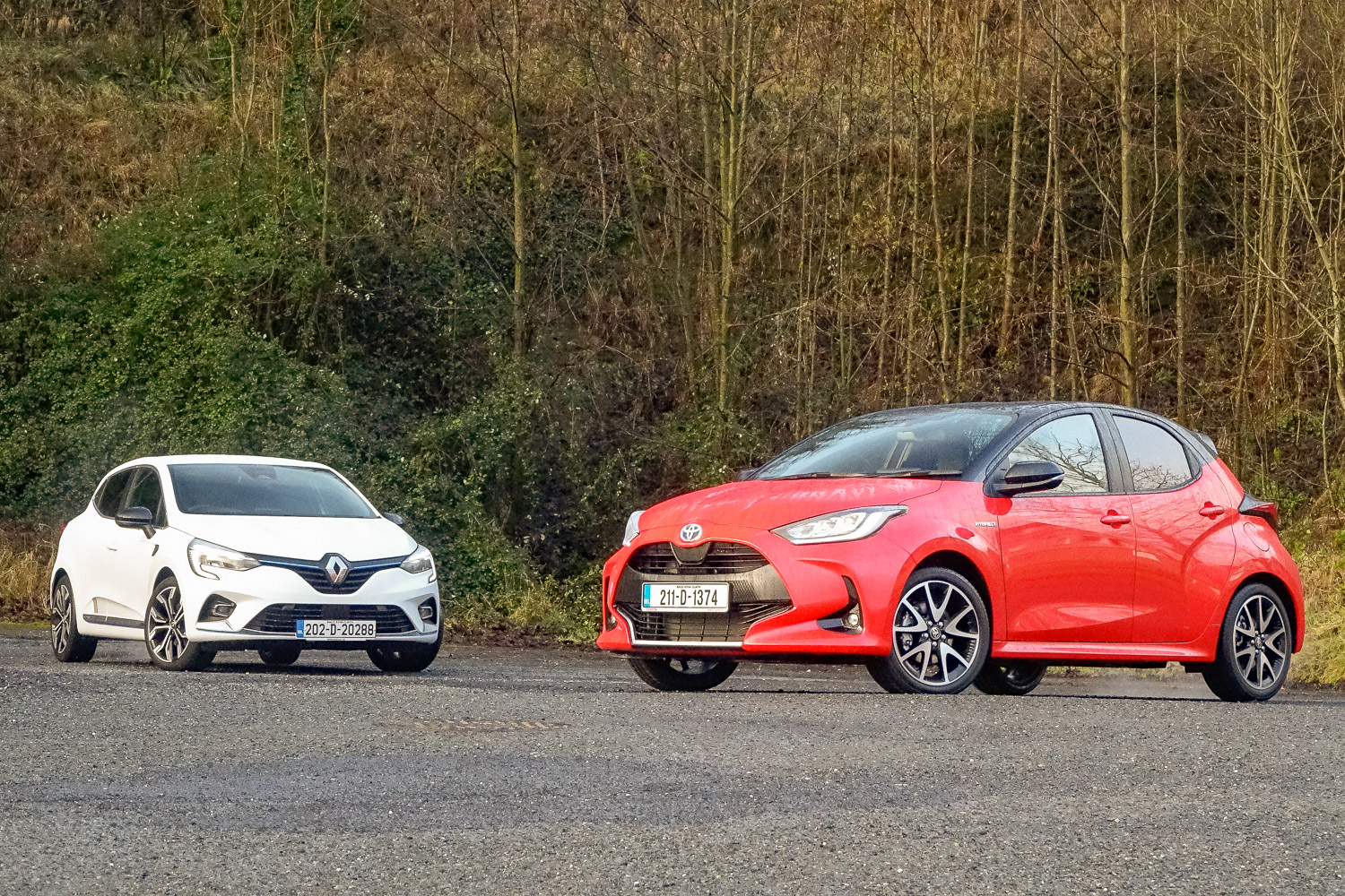 Toyota Yaris Hybrid vs. Renault Clio E-Tech comparison | CompleteCar.ie
