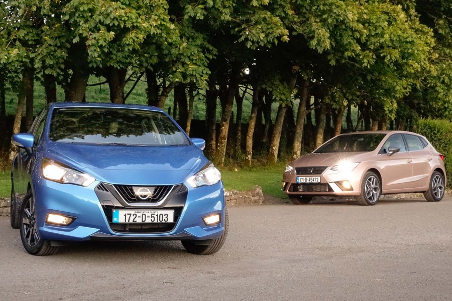 Nissan Micra vs. SEAT Ibiza twin test | CompleteCar.ie