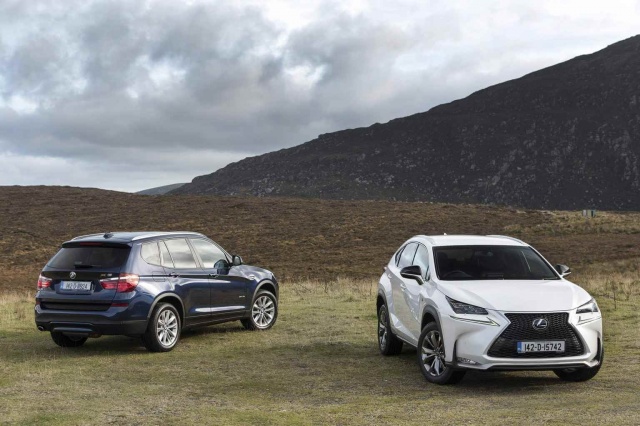 SUV twin test BMW X3 vs. Lexus NX 300h a feature by