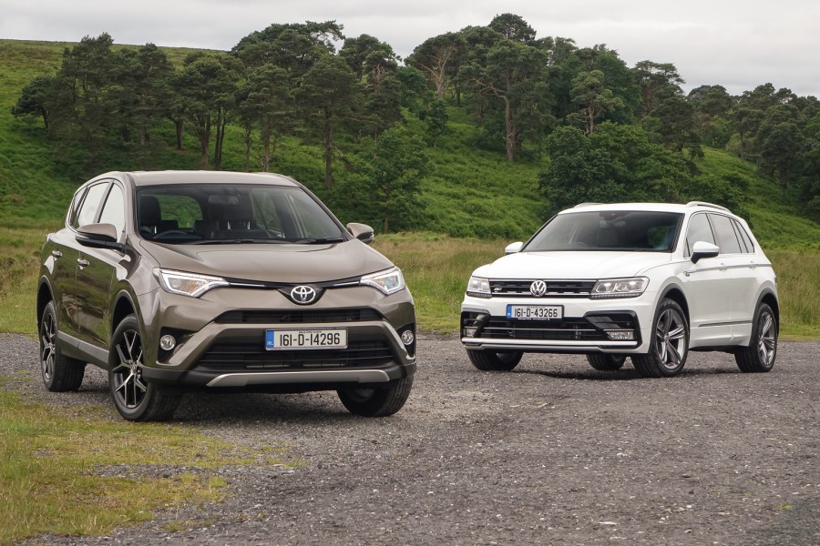 Toyota RAV4 vs. Volkswagen Tiguan comparison | CompleteCar.ie