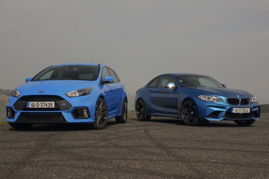 BMW M2 vs. Ford Focus RS comparison | CompleteCar.ie