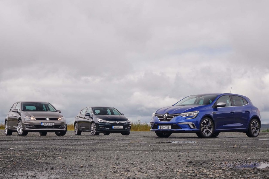 Renault Megane vs Opel Astra vs Volkswagen Golf | CompleteCar.ie