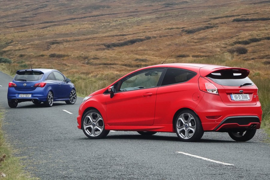 Ford Fiesta ST vs. Opel Corsa OPC a feature by