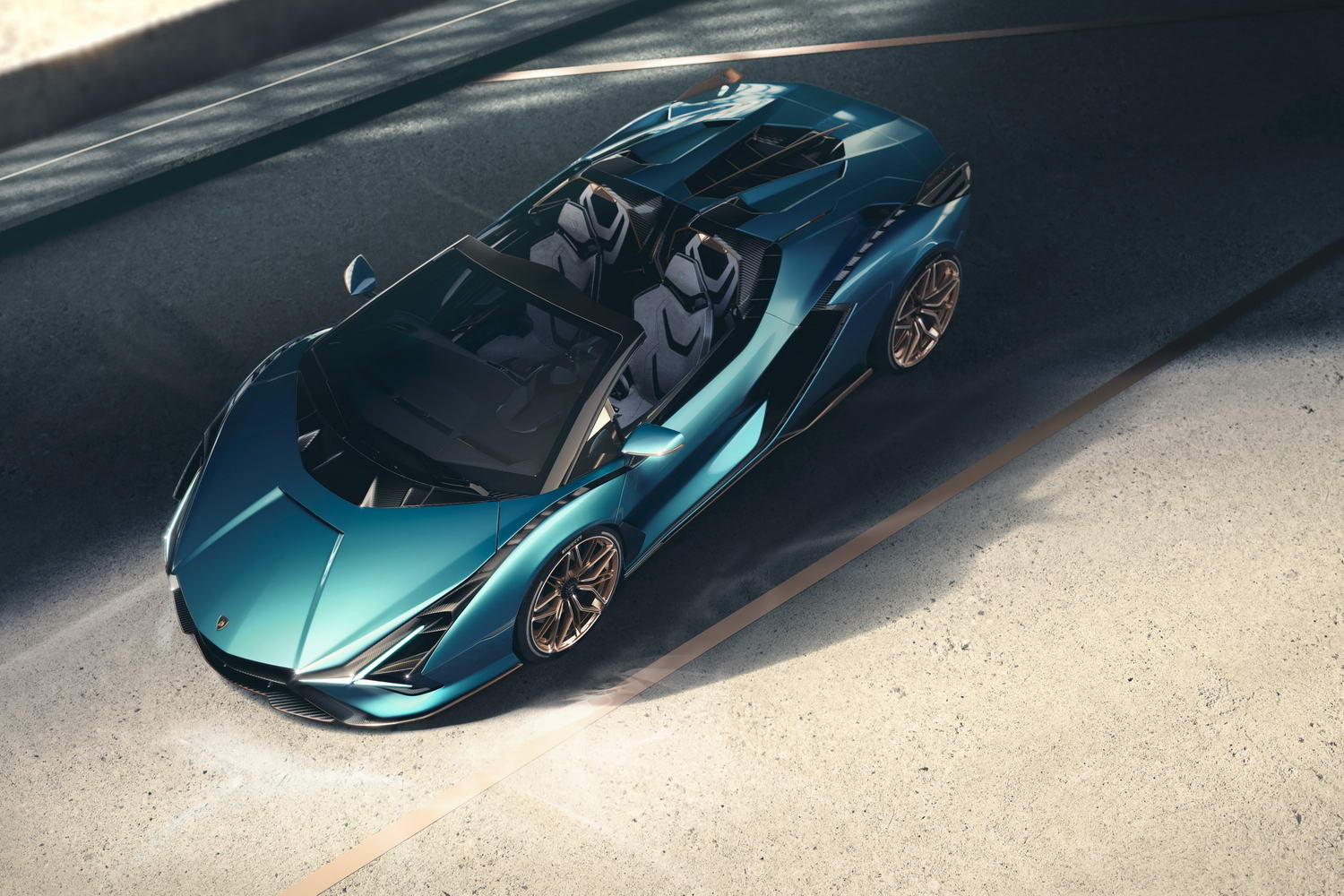 Lamborghini Sian hybrid convertible revealed