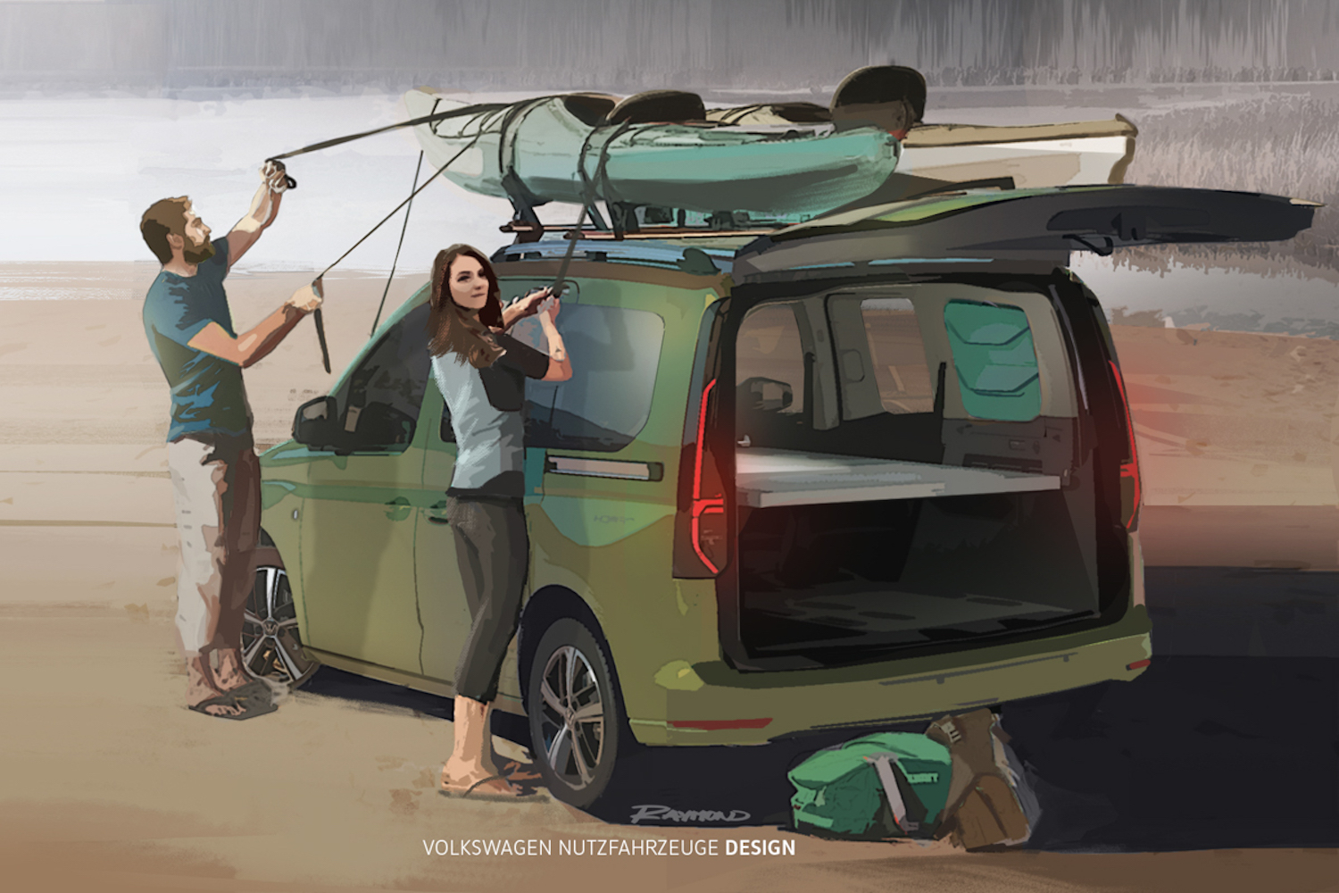 Volkswagen Caddy Beach campervan