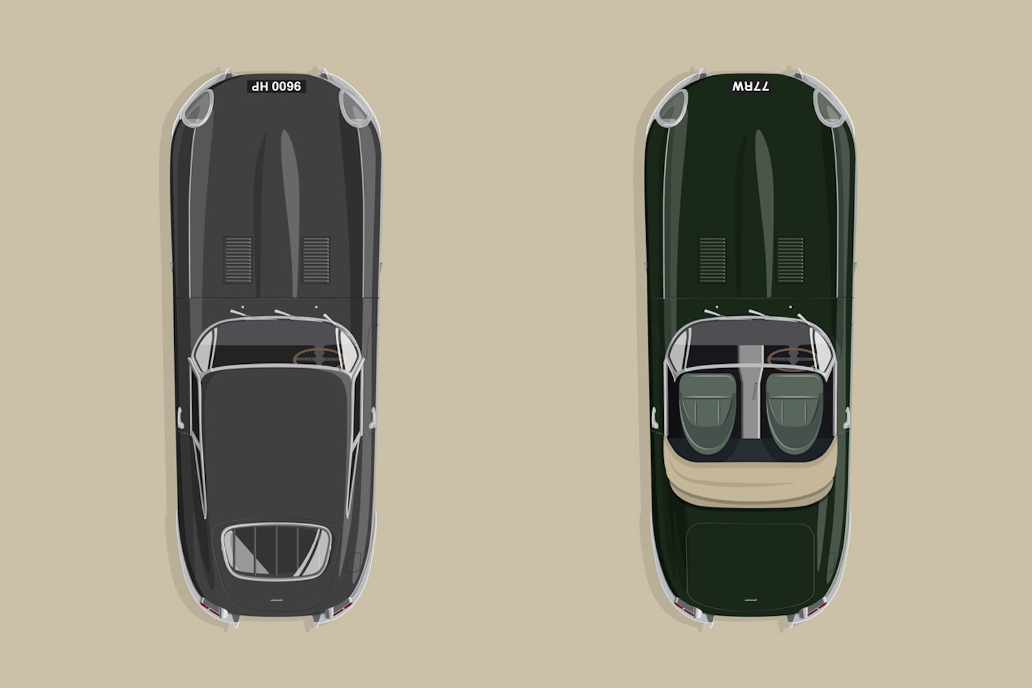 Jaguar to recreate iconic E-Type duo for 60 Collection