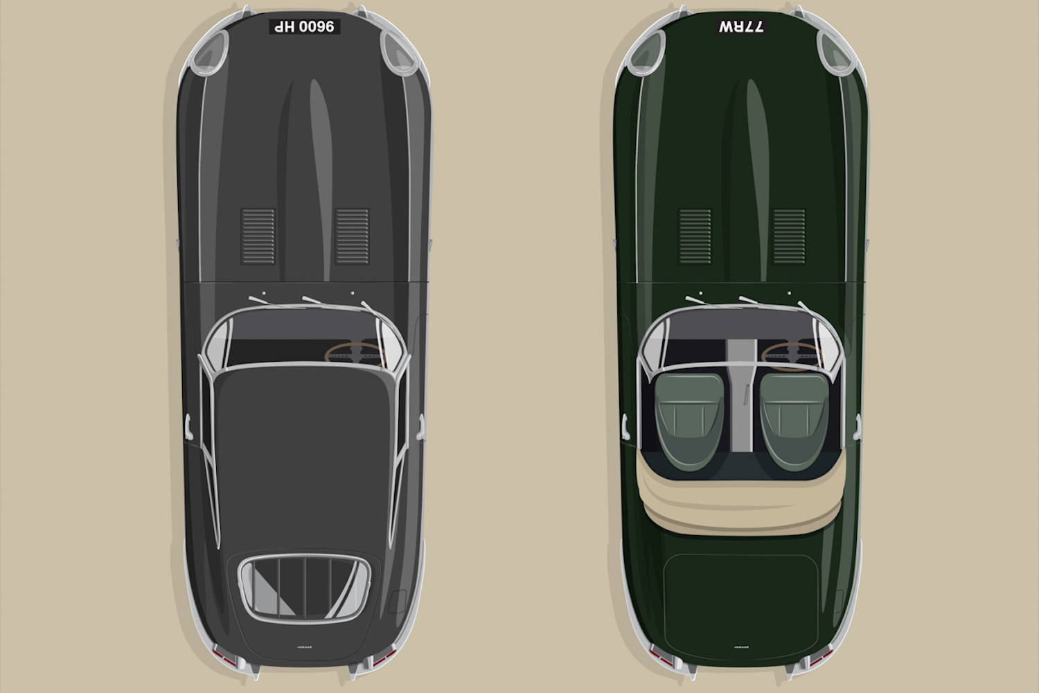 Jaguar to recreate iconic E-Type duo for 60 Collection