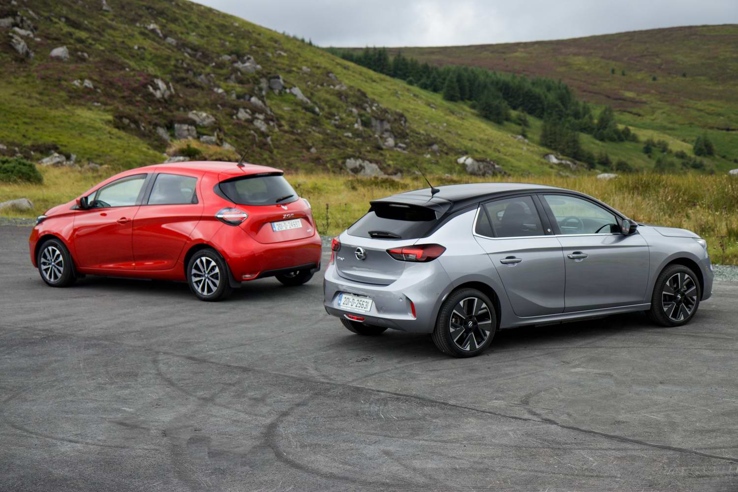 Renault Zoe vs. Opel Corsa-e electric car comparison
