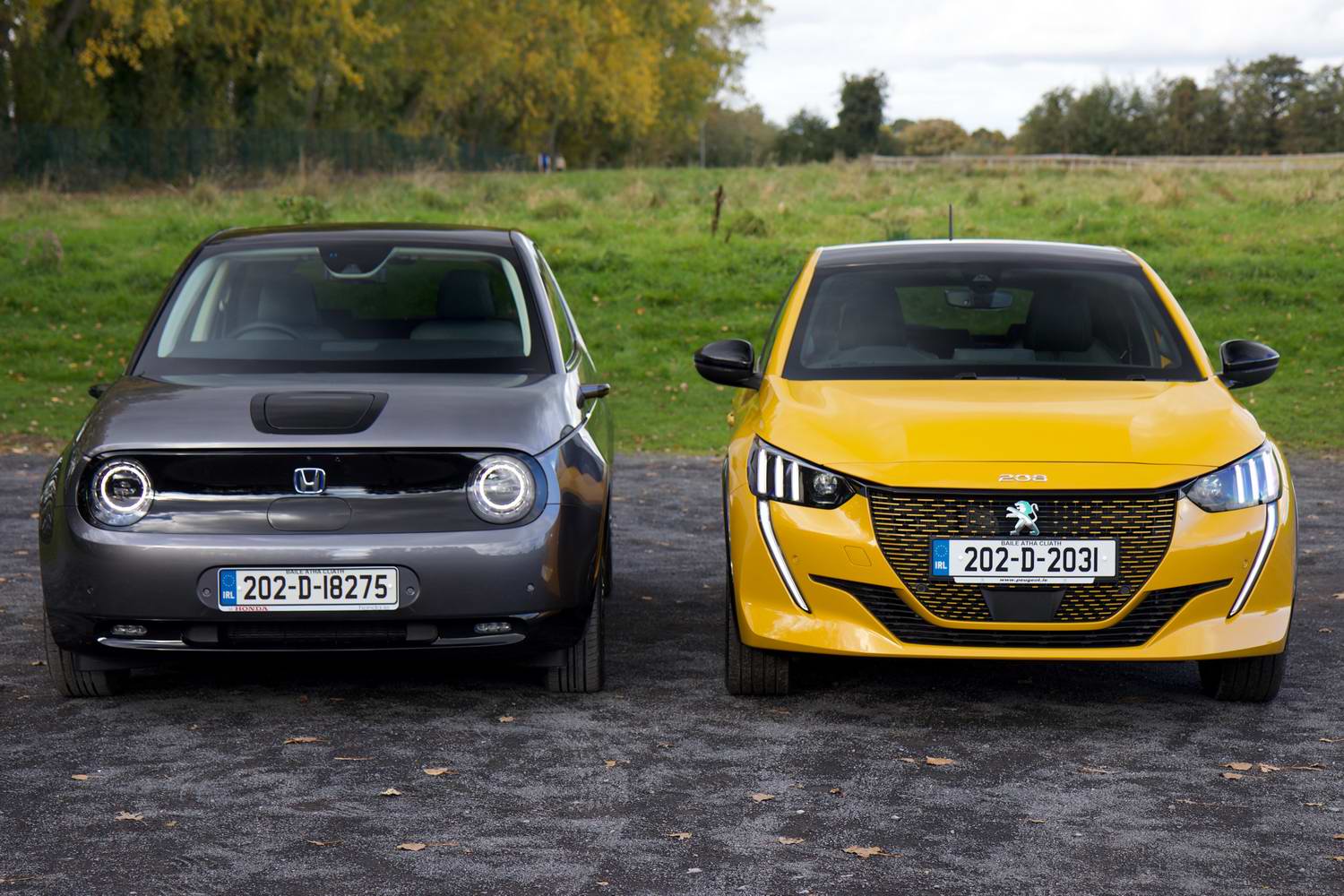 Honda e vs. Peugeot e-208 electric car comparison