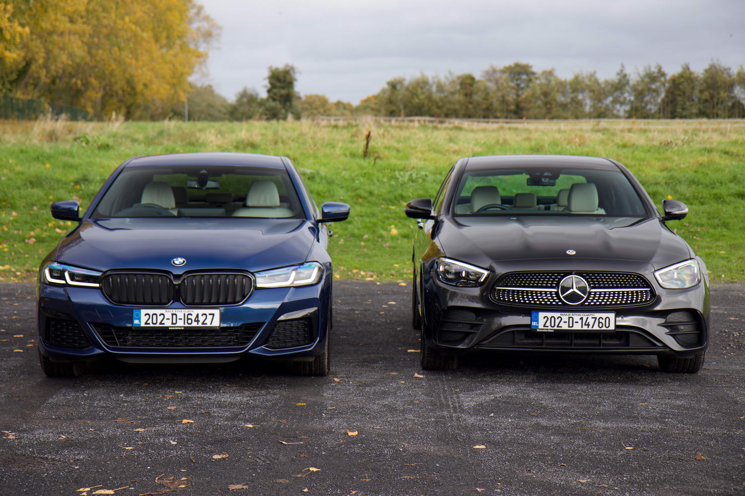 BMW 5 Series vs. Mercedes E-Class hybrid comparison