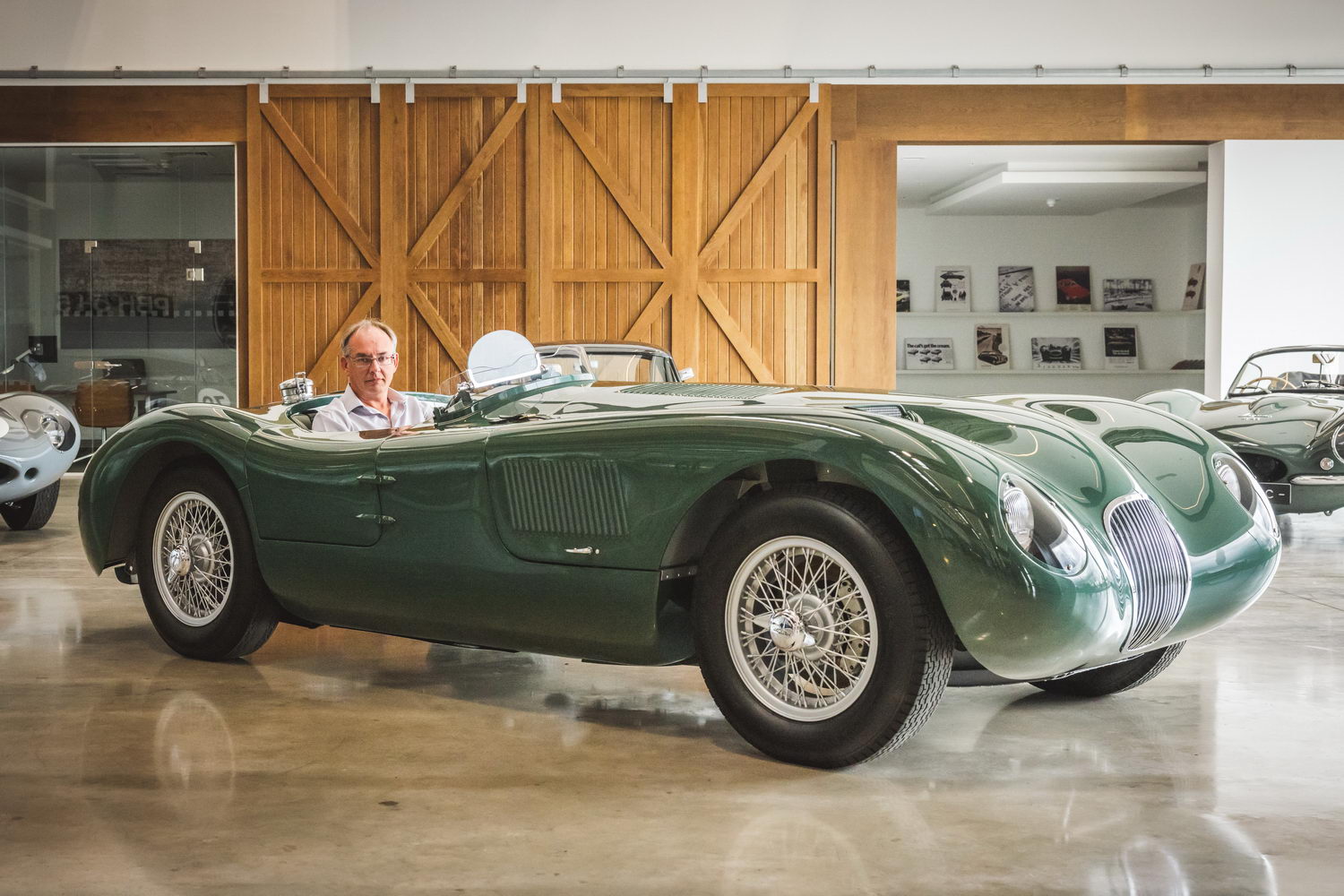 Jaguar recreates its Le Mans C-Type legacy