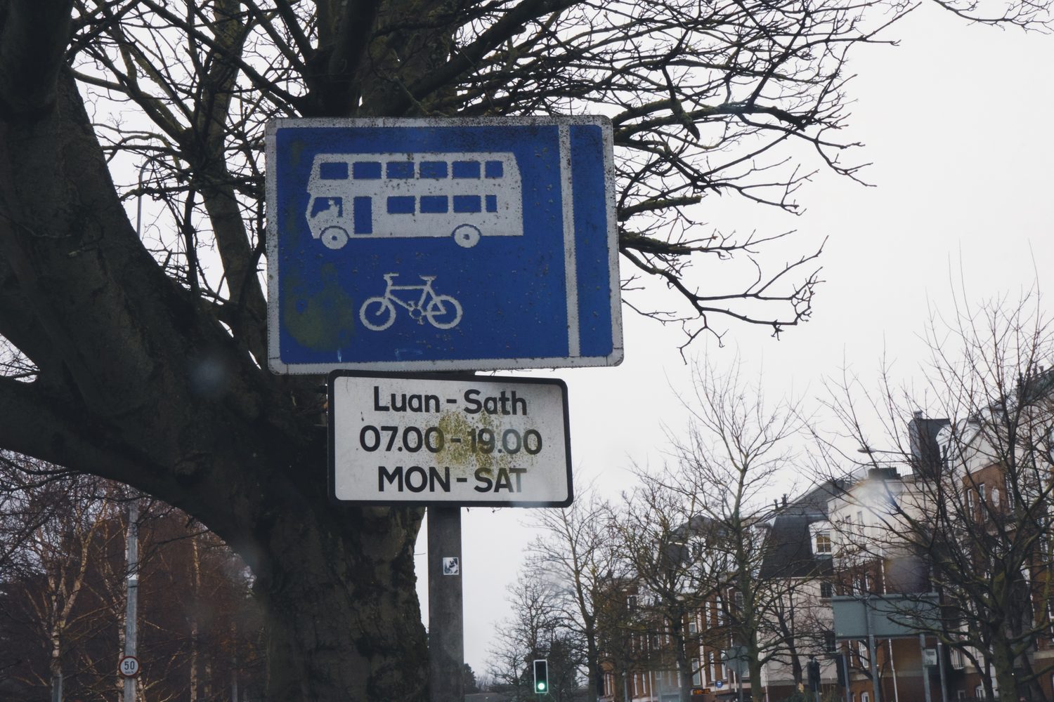 Can you ever drive in a bus lane in Ireland?
