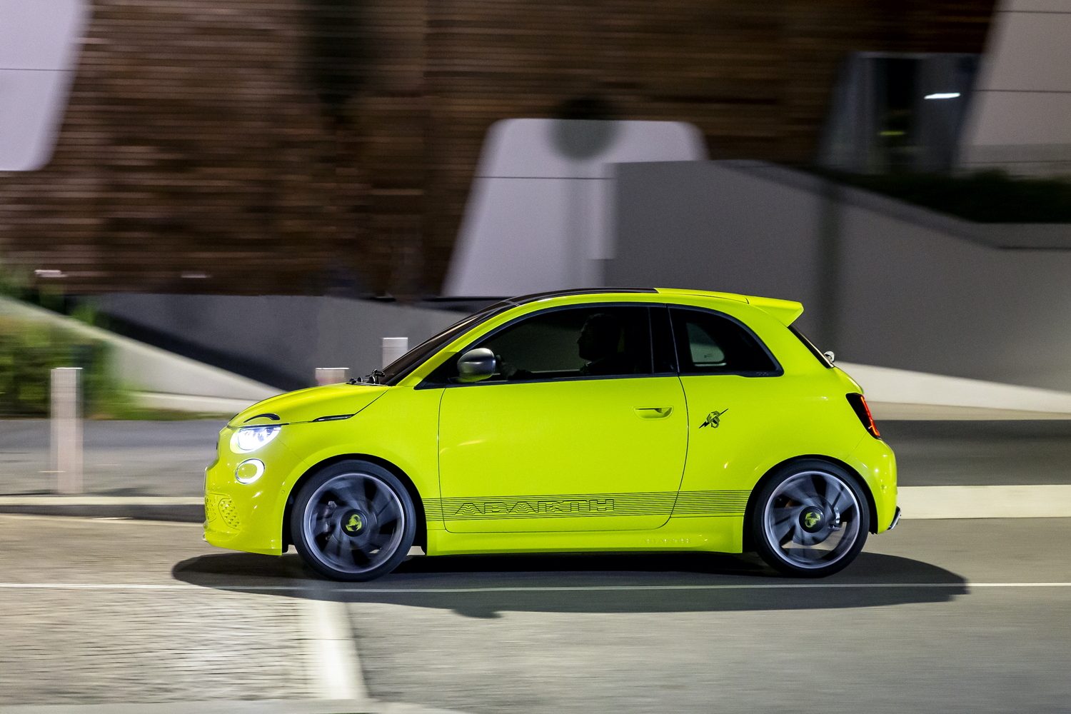 Abarth unveils all-electric hot hatch