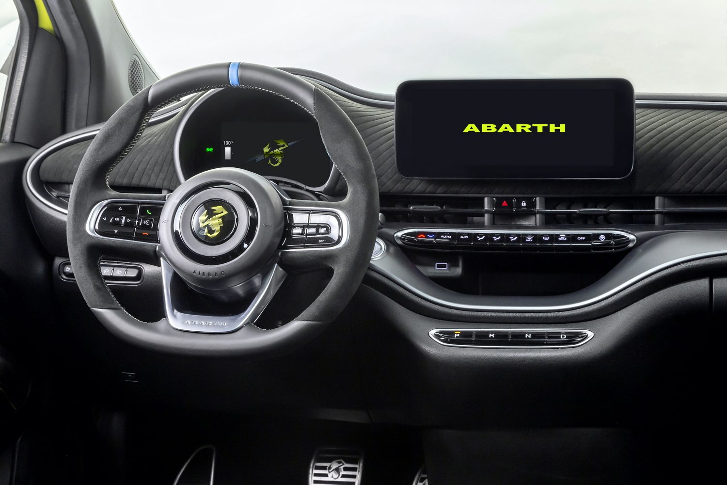 Abarth unveils all-electric hot hatch