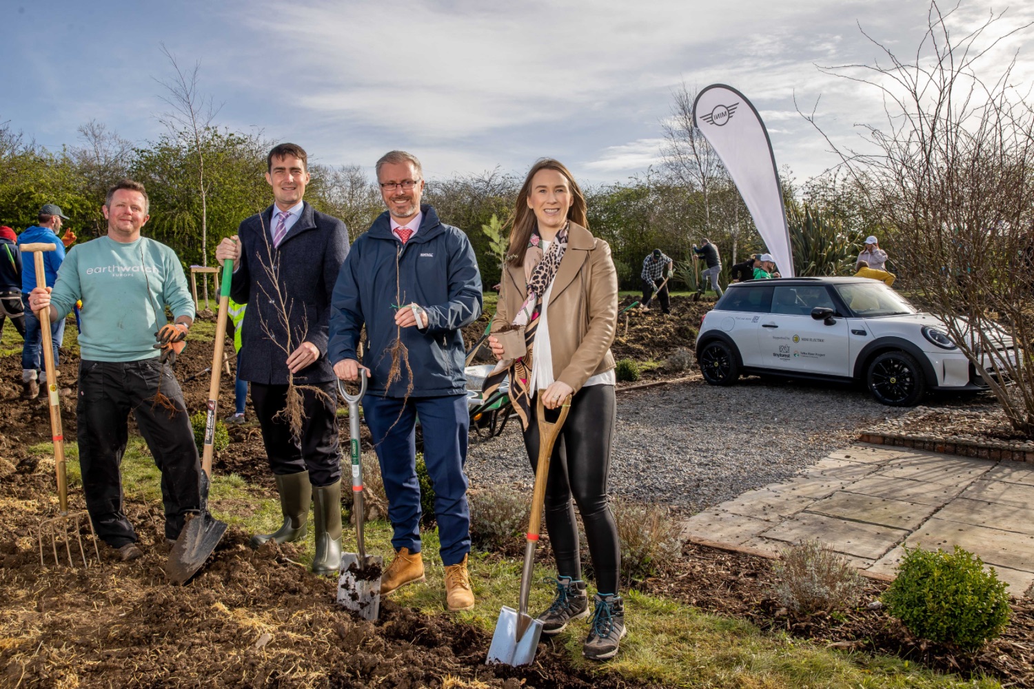 MINI and Earthwatch bring Tiny Forest to Ireland