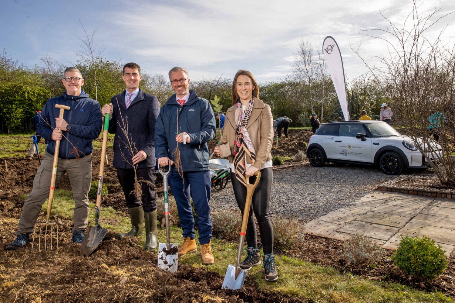 MINI and Earthwatch bring Tiny Forest to Ireland