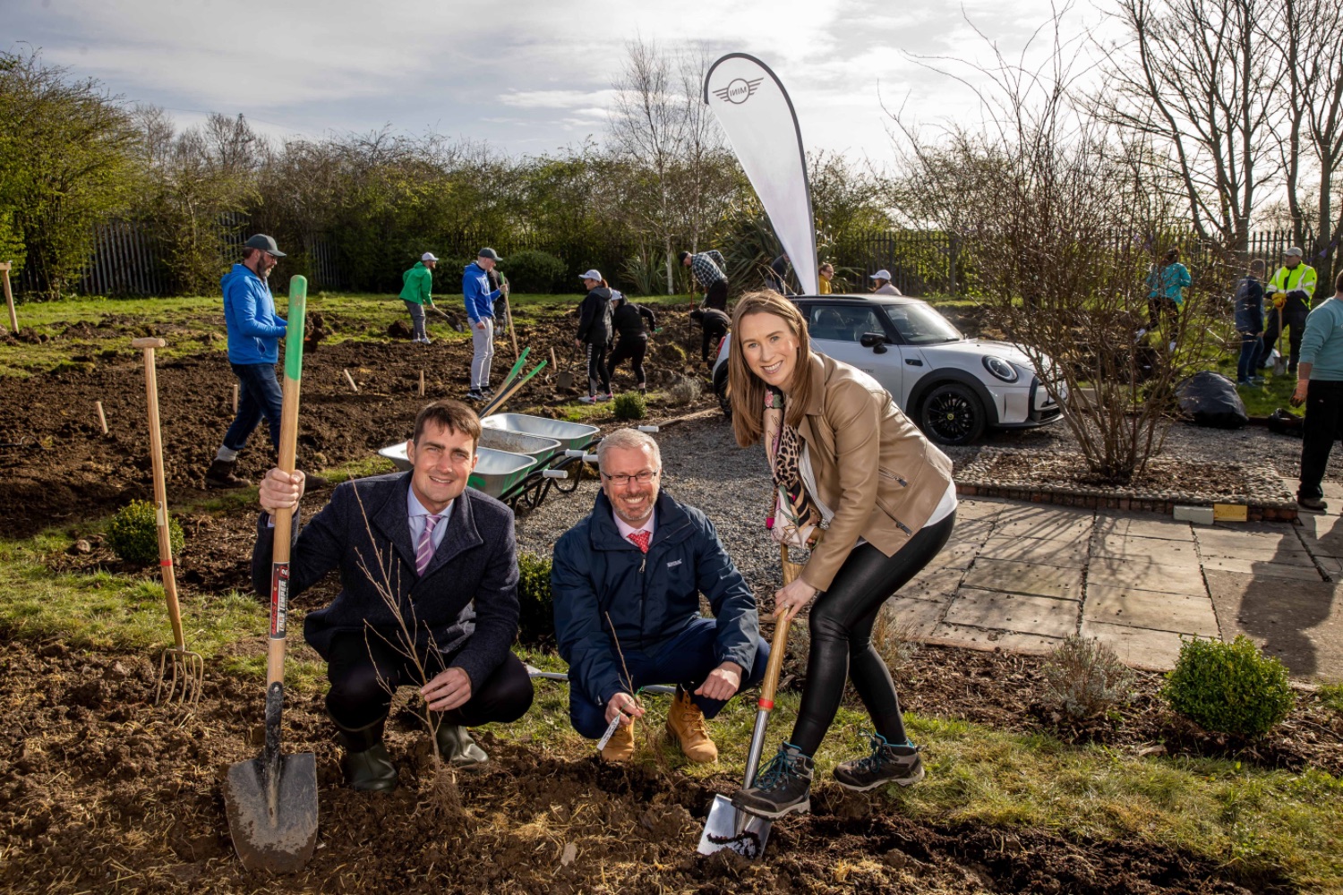 MINI and Earthwatch bring Tiny Forest to Ireland