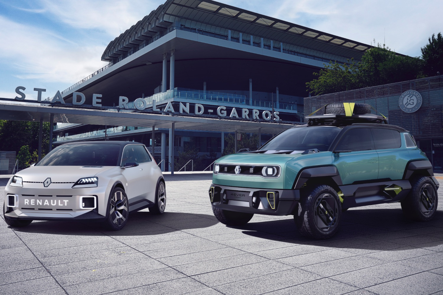 Renault brings electric 5 to Roland-Garros