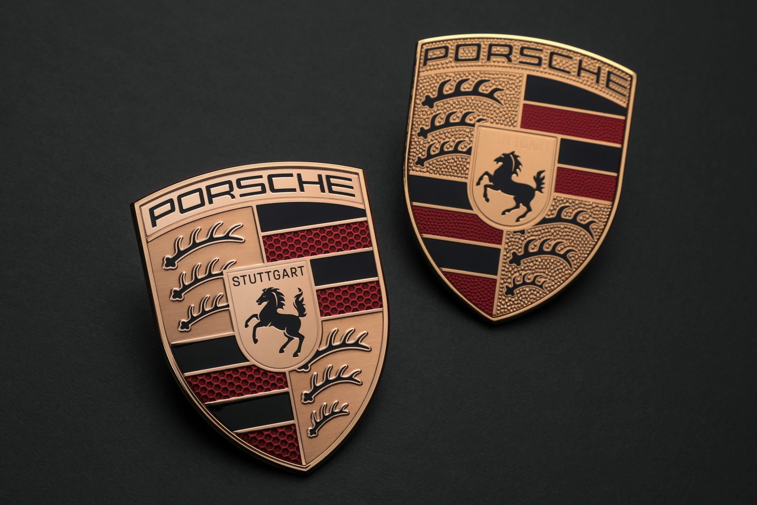 Porsche updates its badge