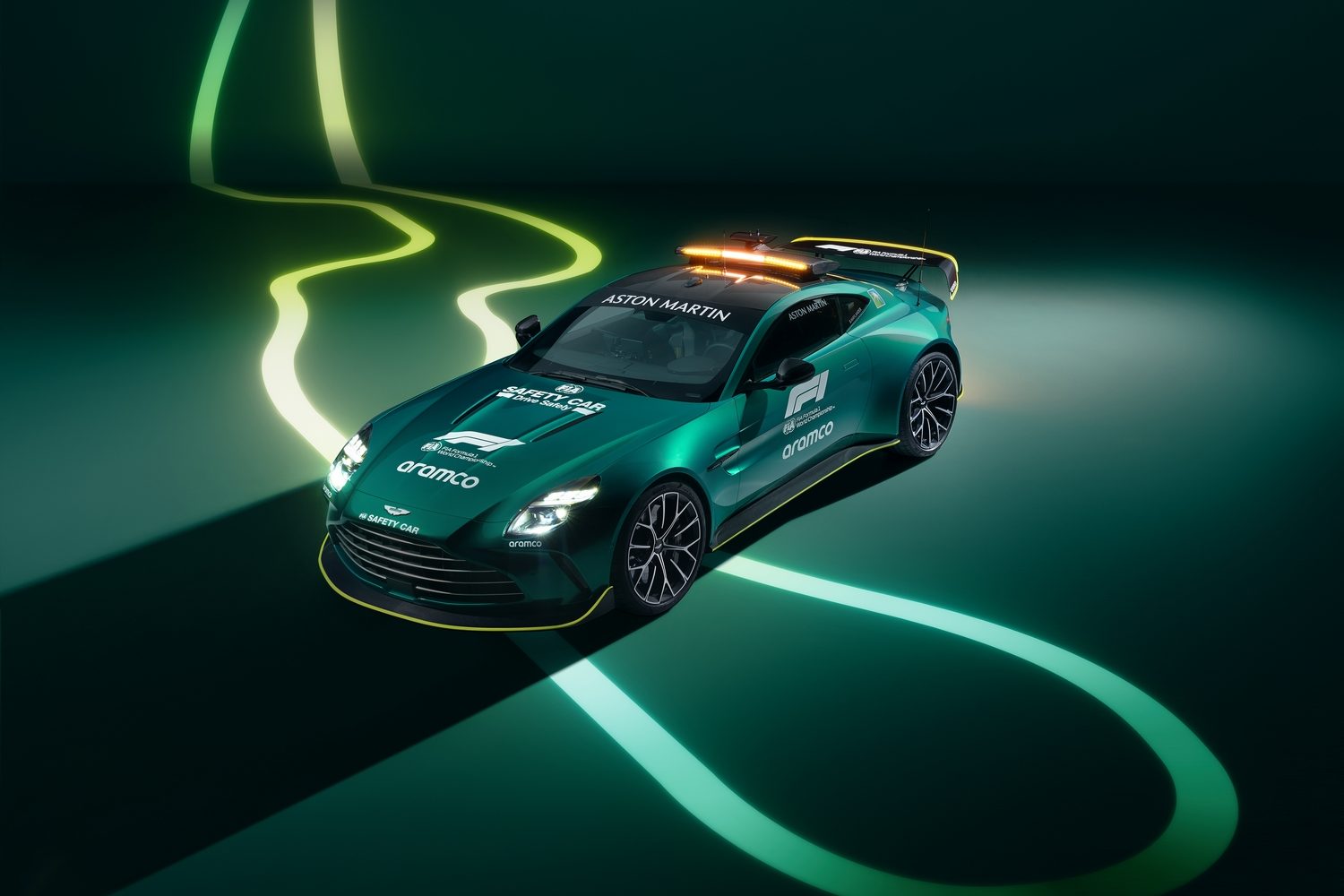 New Aston Martin Vantage gets ready for F1