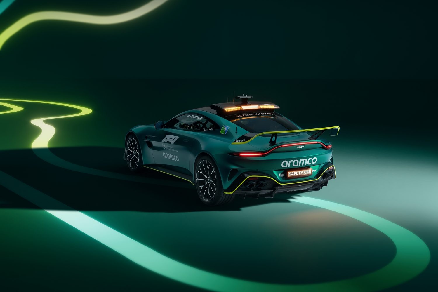 New Aston Martin Vantage gets ready for F1