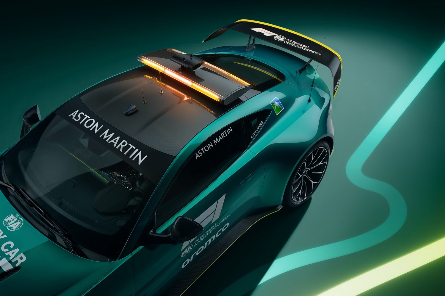 New Aston Martin Vantage gets ready for F1