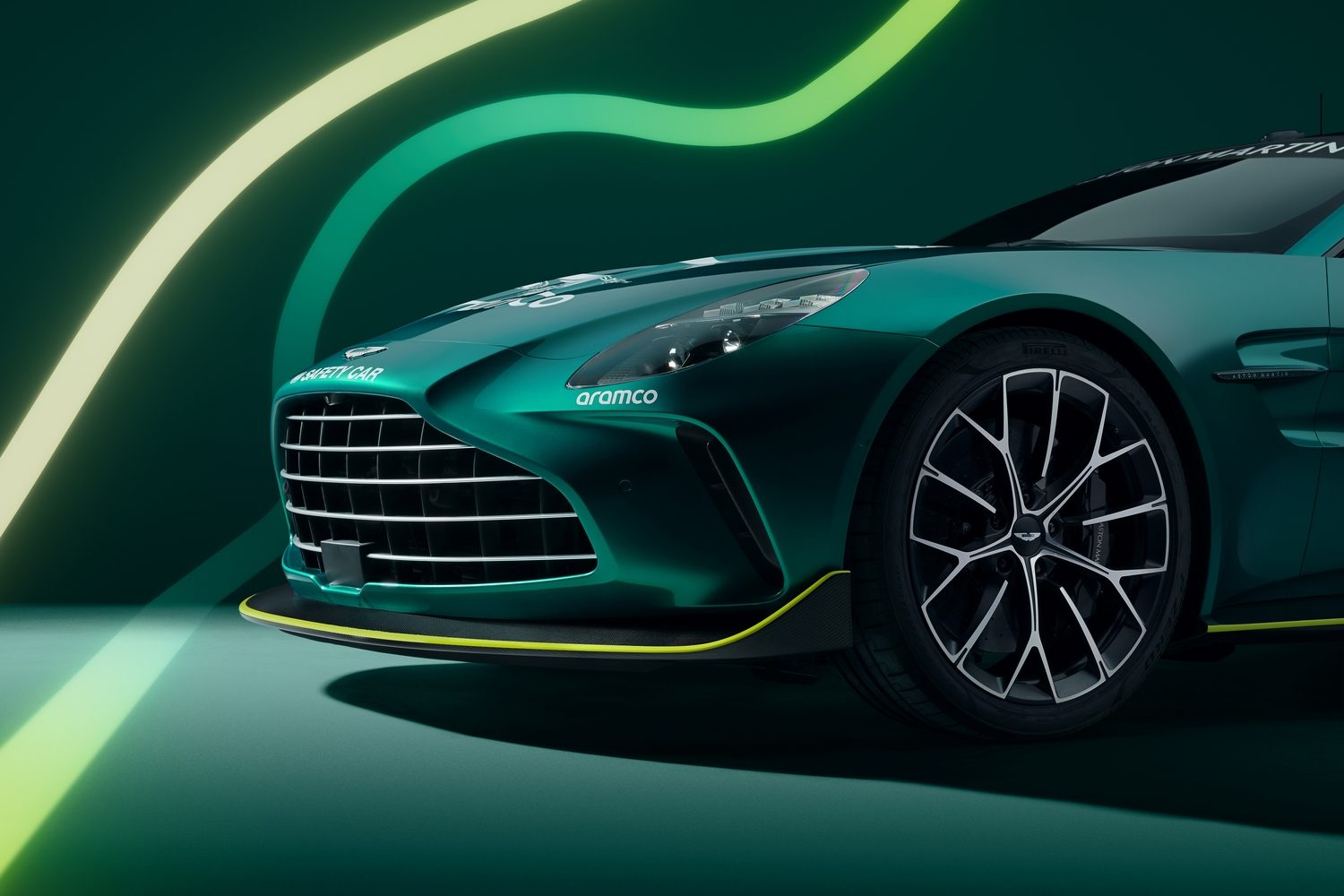 New Aston Martin Vantage gets ready for F1