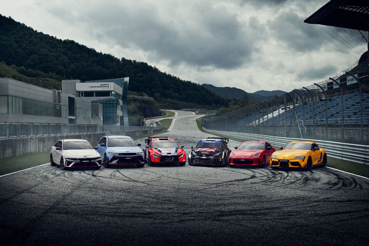 Hyundai and Toyota high-performance festival