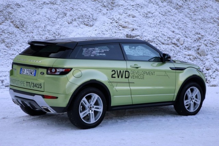 Range Rover Evoque 2WD prototype