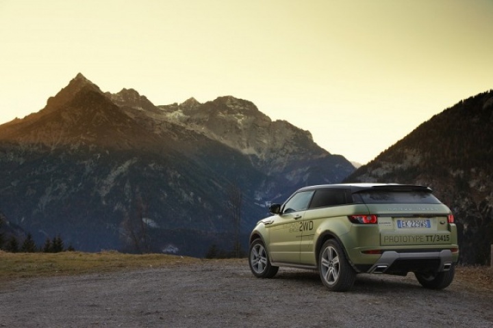 Range Rover Evoque 2WD prototype