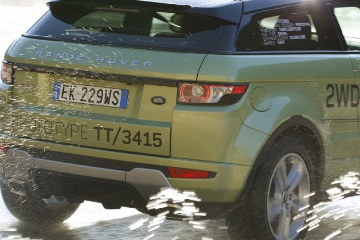 Range Rover Evoque 2WD prototype