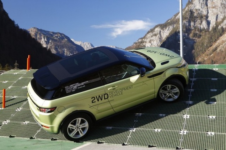 Range Rover Evoque 2WD prototype