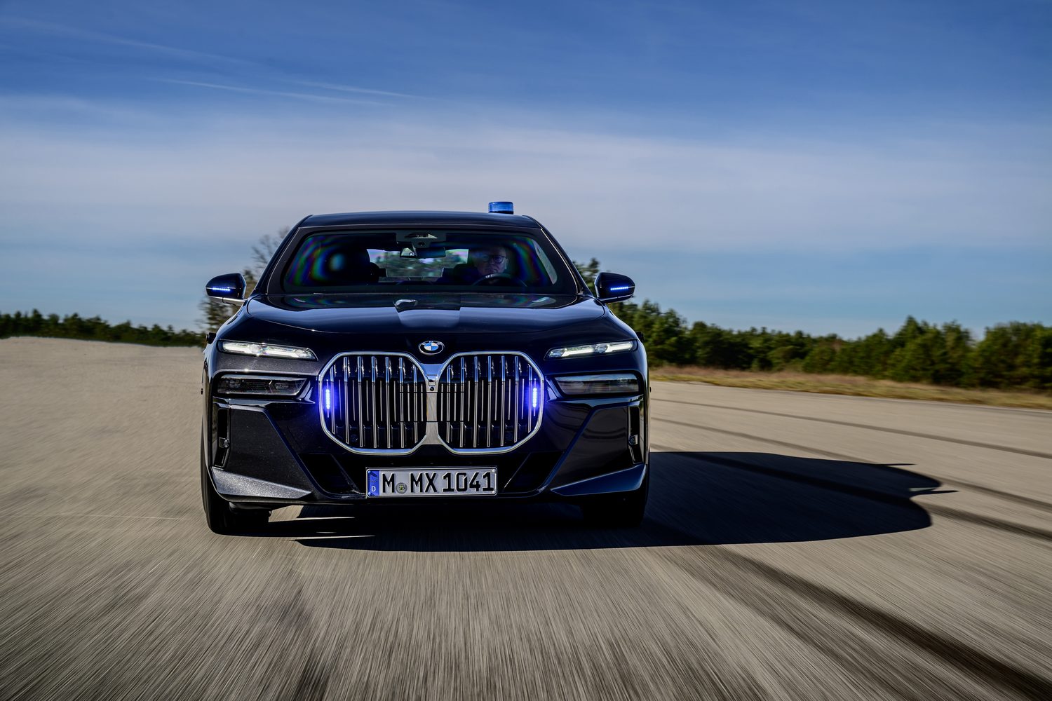Learning how to drive a BMW armoured car Learning how to drive a BMW armoured car