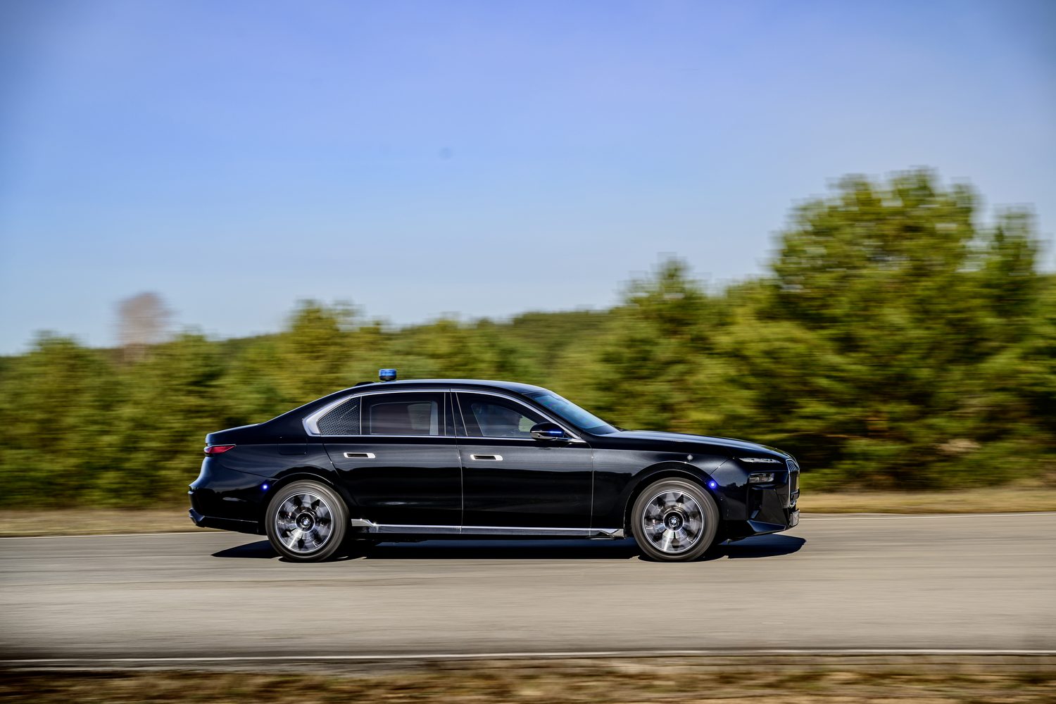 Learning how to drive a BMW armoured car Learning how to drive a BMW armoured car