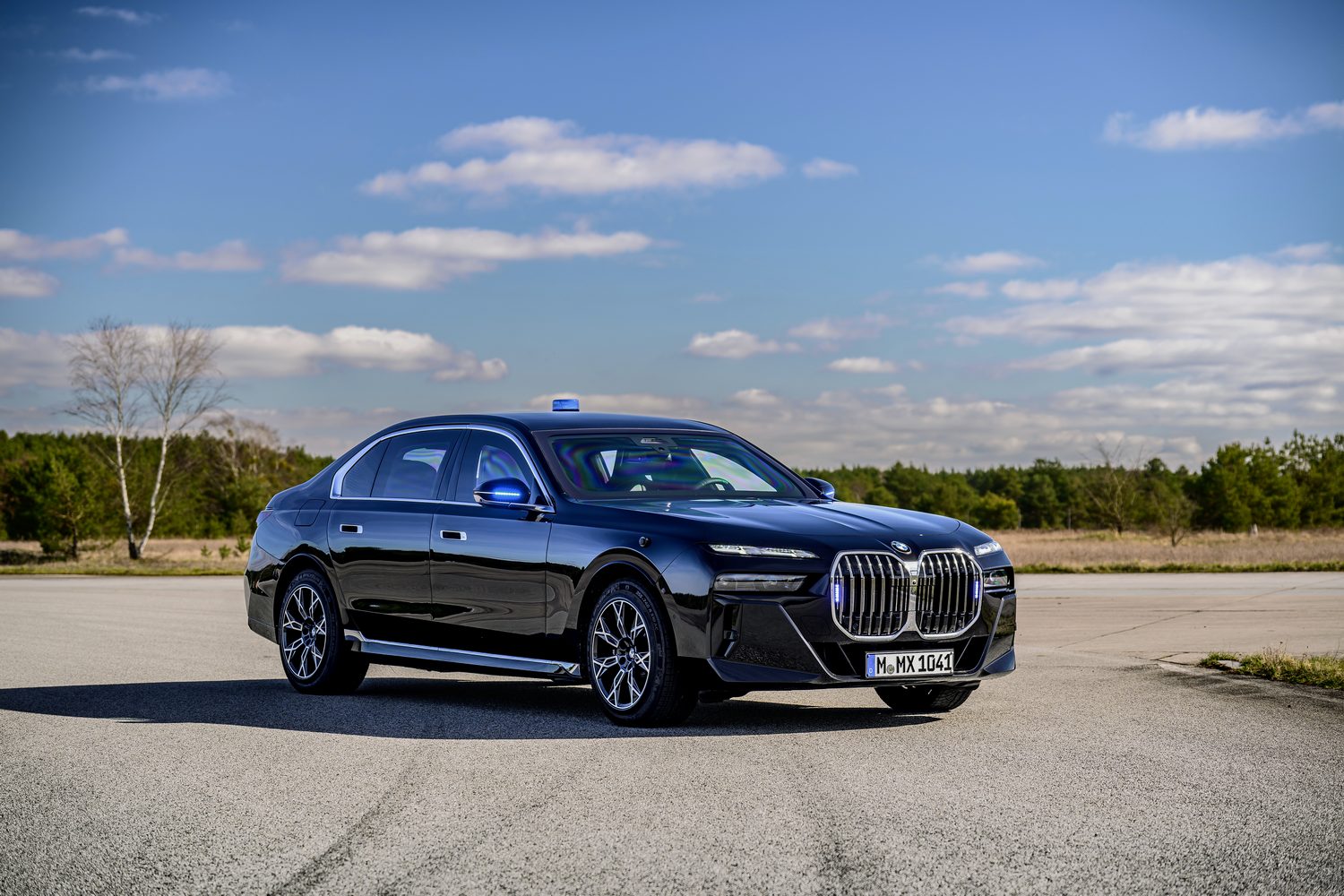 Learning how to drive a BMW armoured car Learning how to drive a BMW armoured car
