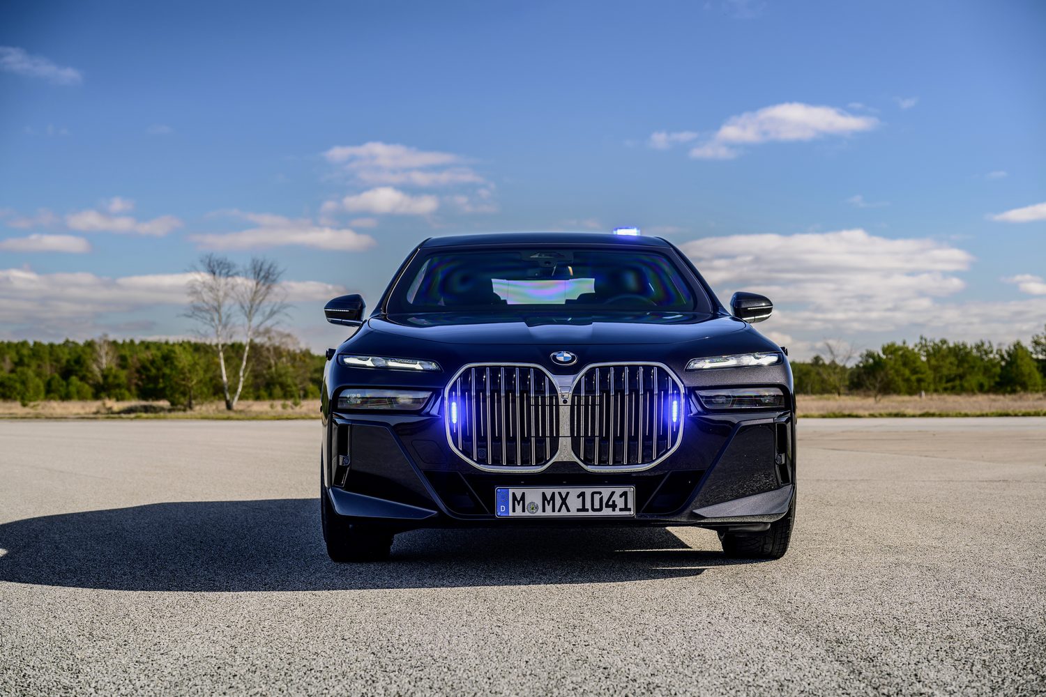Learning how to drive a BMW armoured car Learning how to drive a BMW armoured car