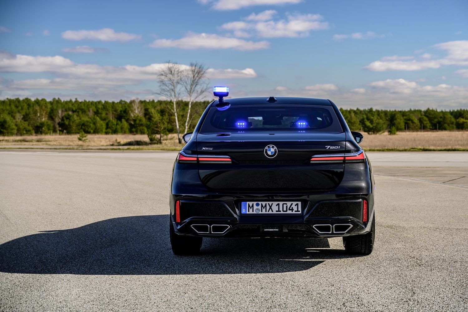 Learning how to drive a BMW armoured car Learning how to drive a BMW armoured car