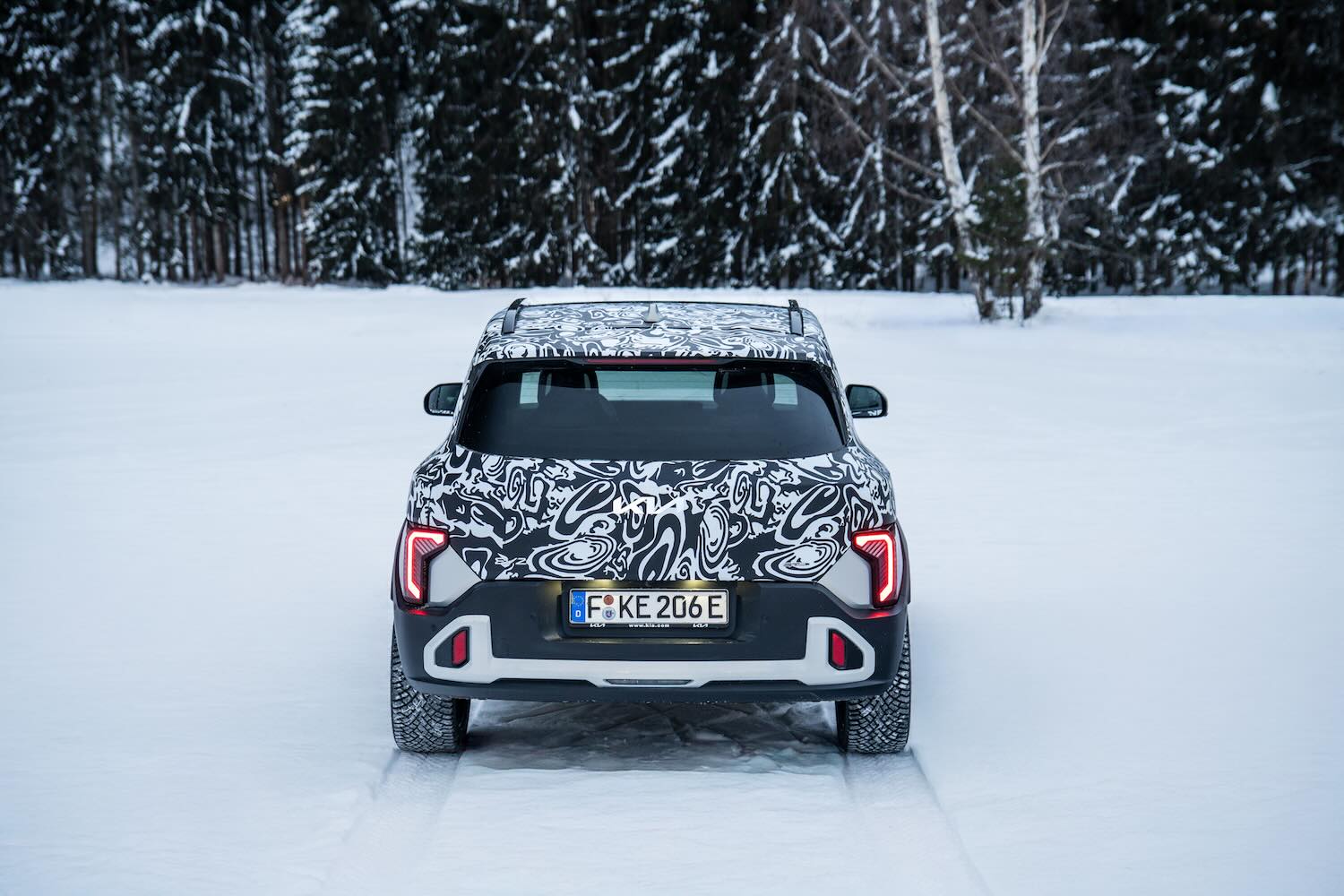 Kia EV2 covers 310km in winter trial