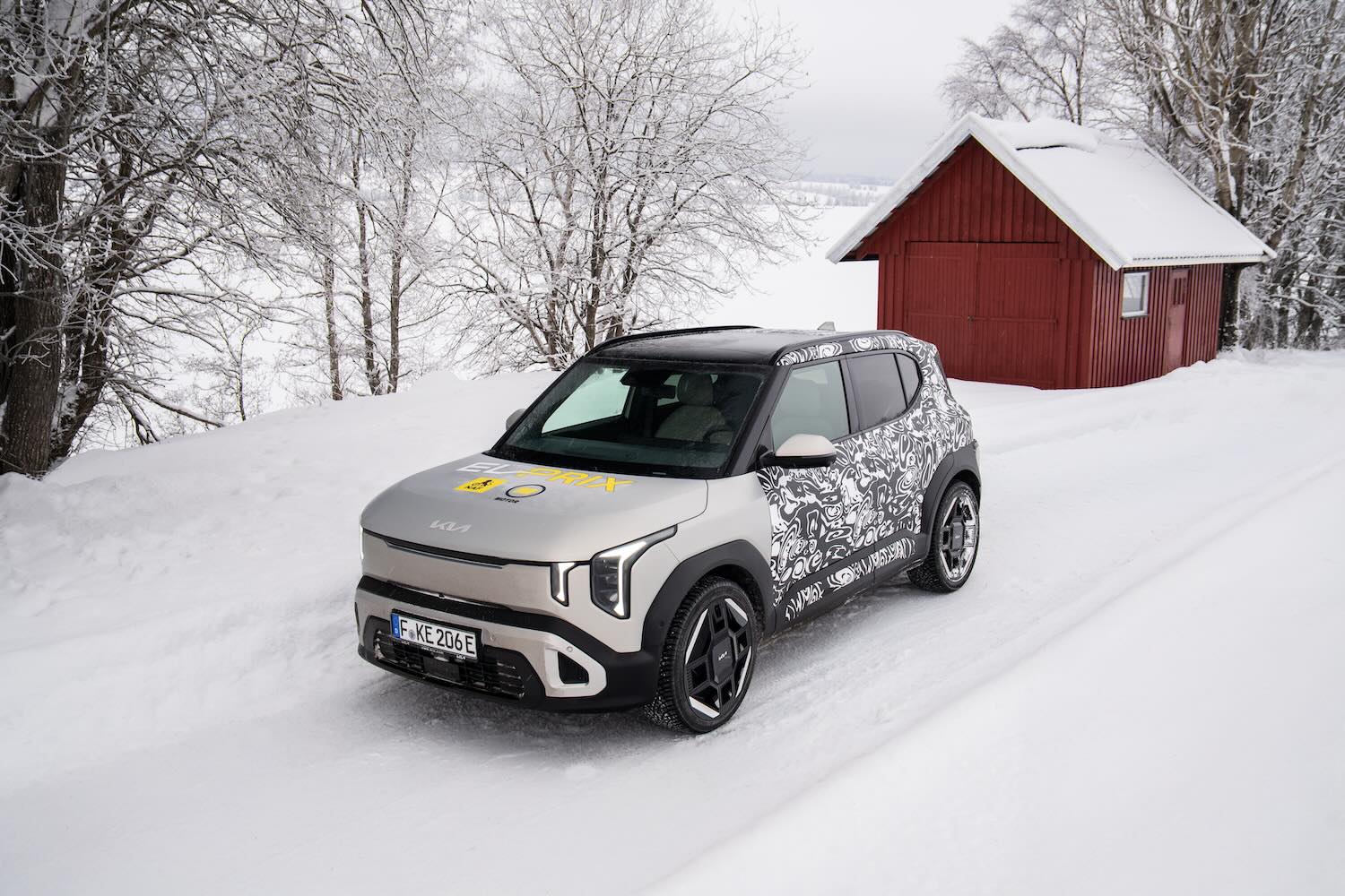 Kia EV2 covers 310km in winter trial