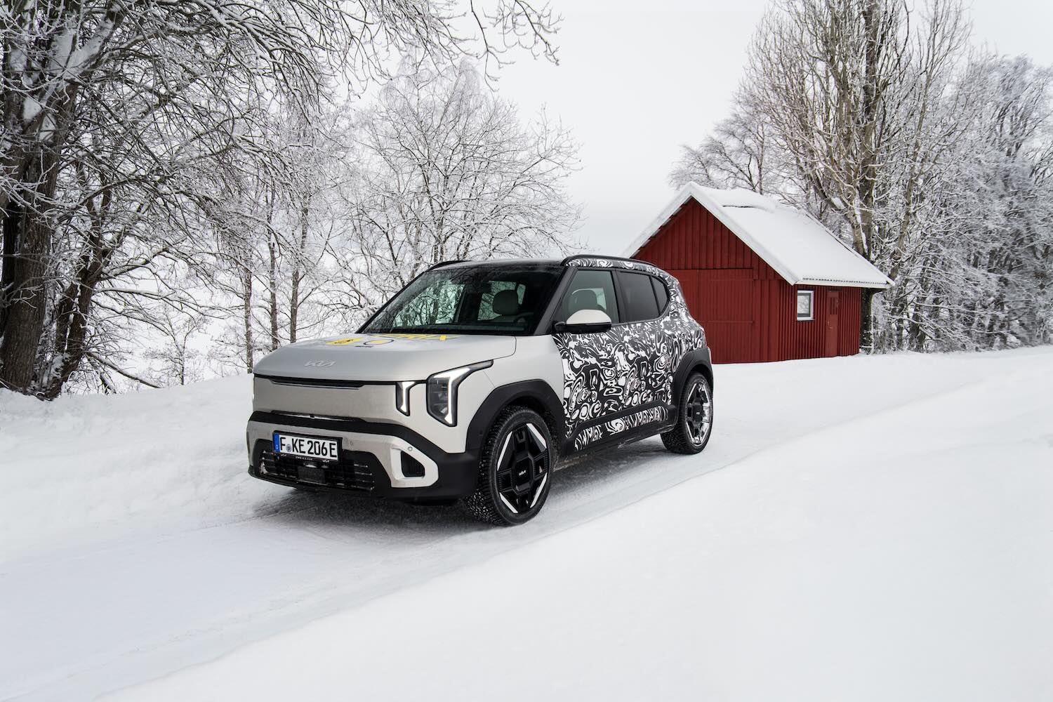 Kia EV2 covers 310km in winter trial