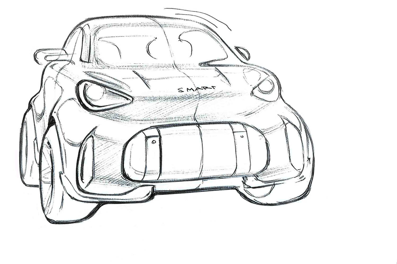 Two-seat Smart #2 teased