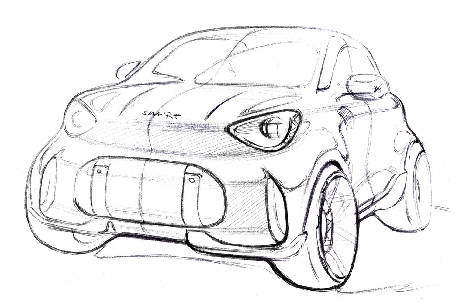 Two-seat Smart #2 teased