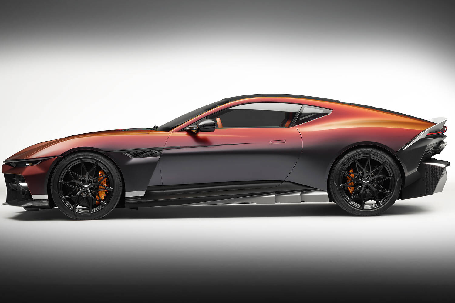 Side view of Aston Martin Valen