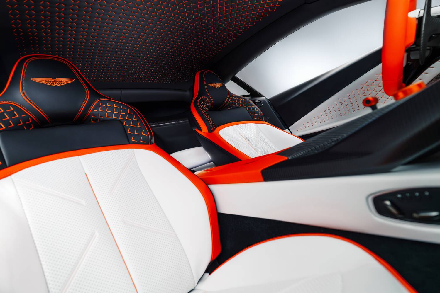 Seats of the Aston Martin Valen