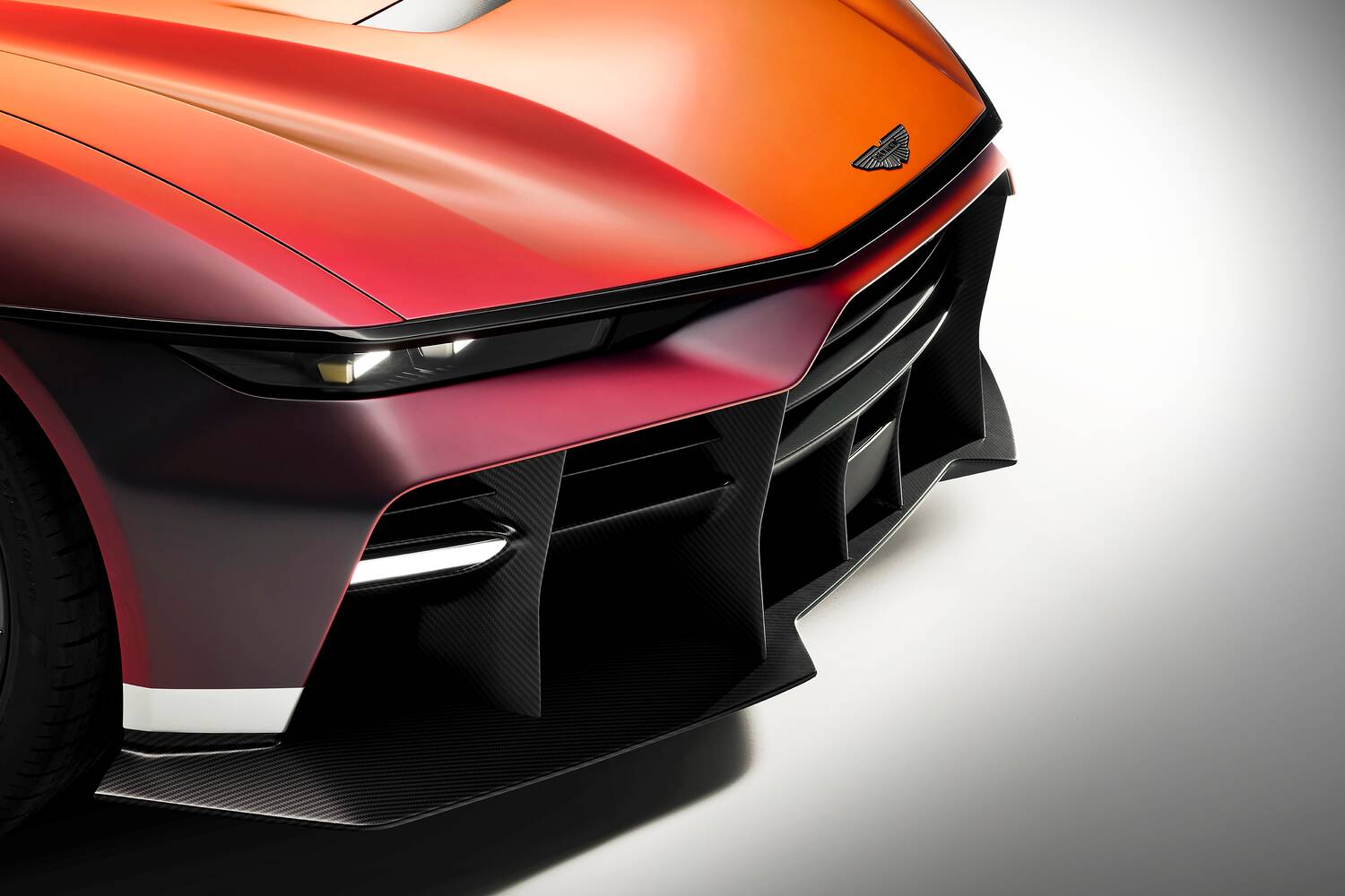 Front of the Aston Martin Valen