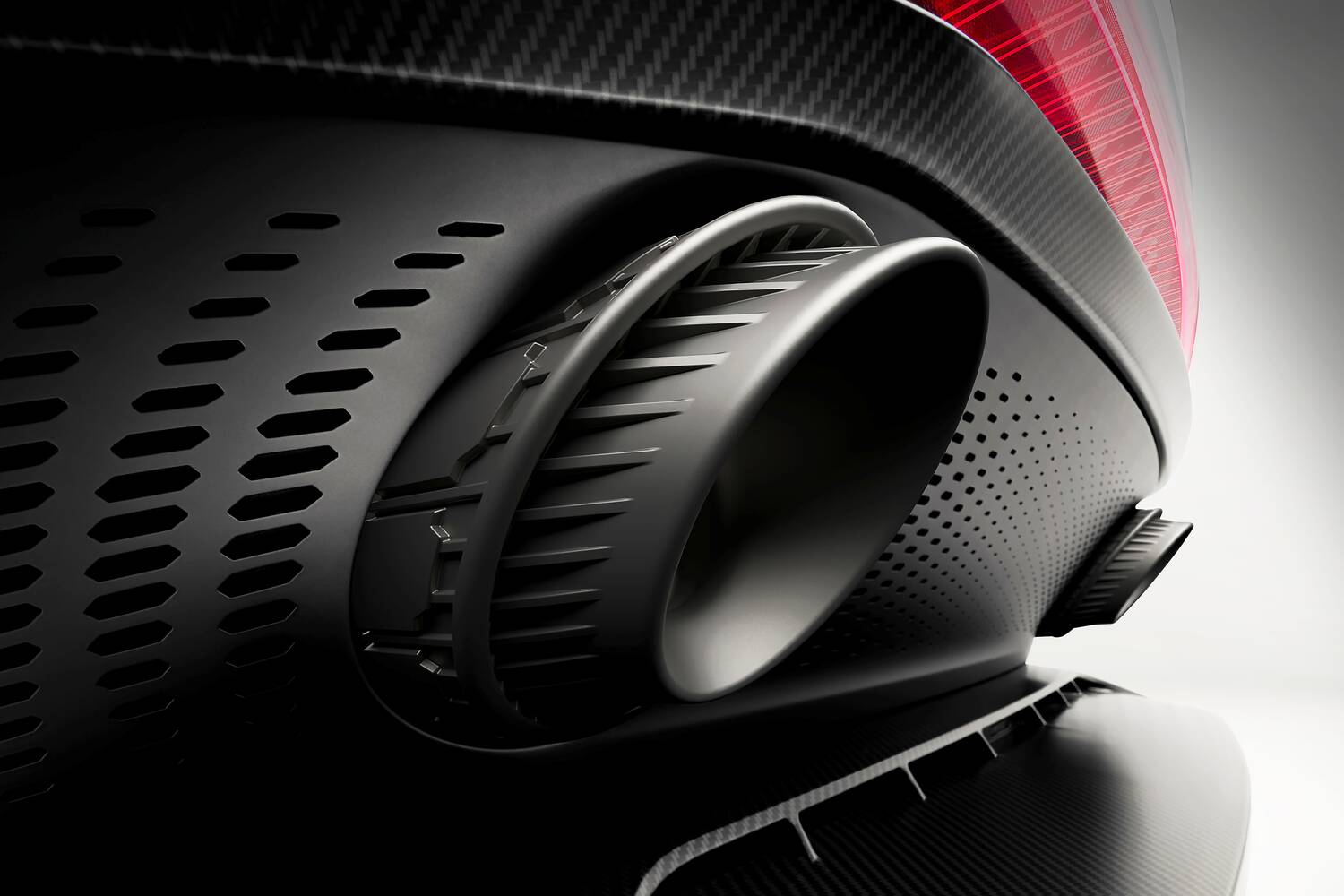 Exhausts of the Aston Martin Valen
