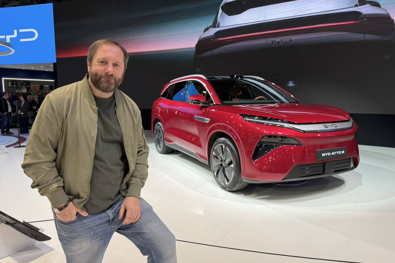 Dave with the BYD Atto 8