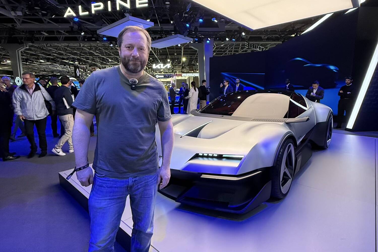 Dave with the Alpine A310 Vision