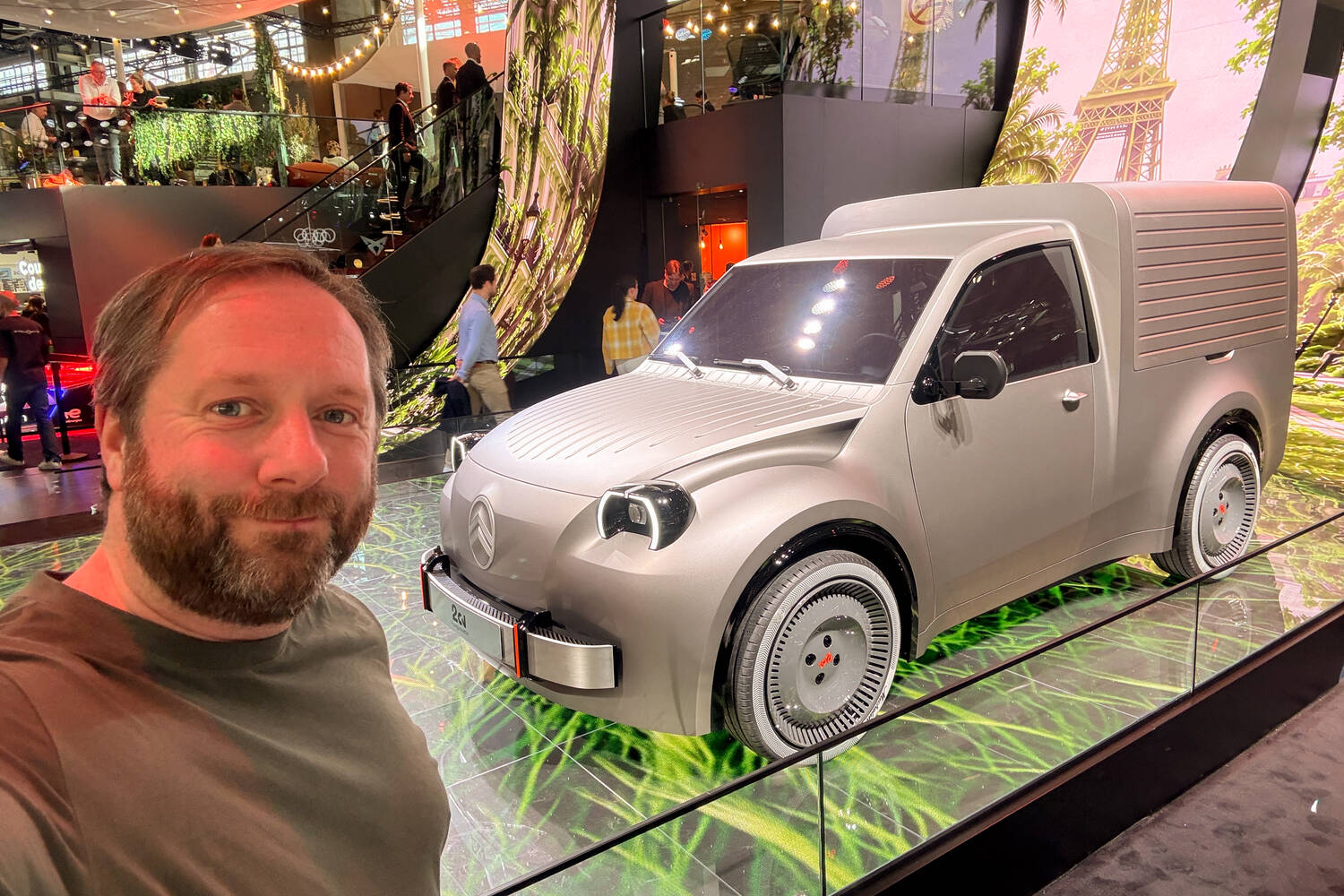 Dave with the Citroen 2CV van concept