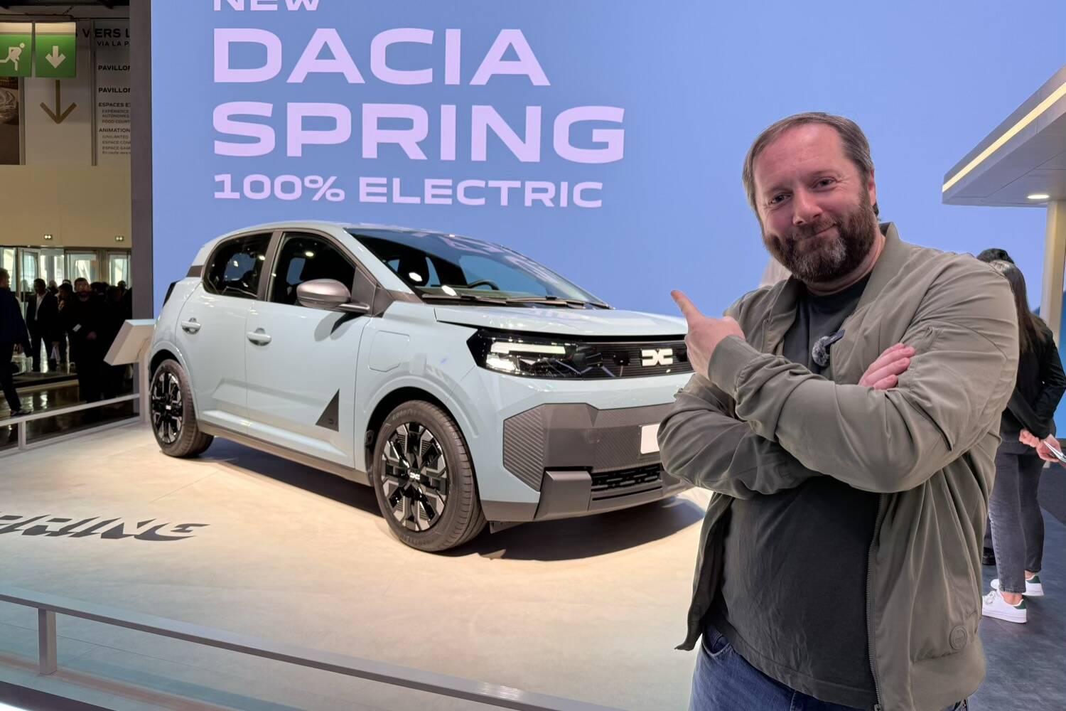 Dave with the Dacia Spring